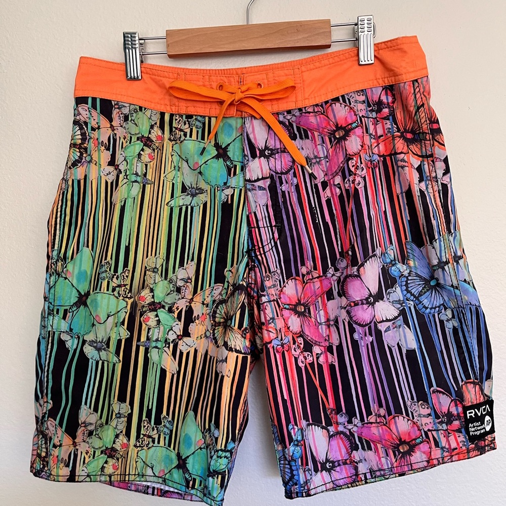 RVCA Artists Network Program Mens Swim Trunks/Board Shorts